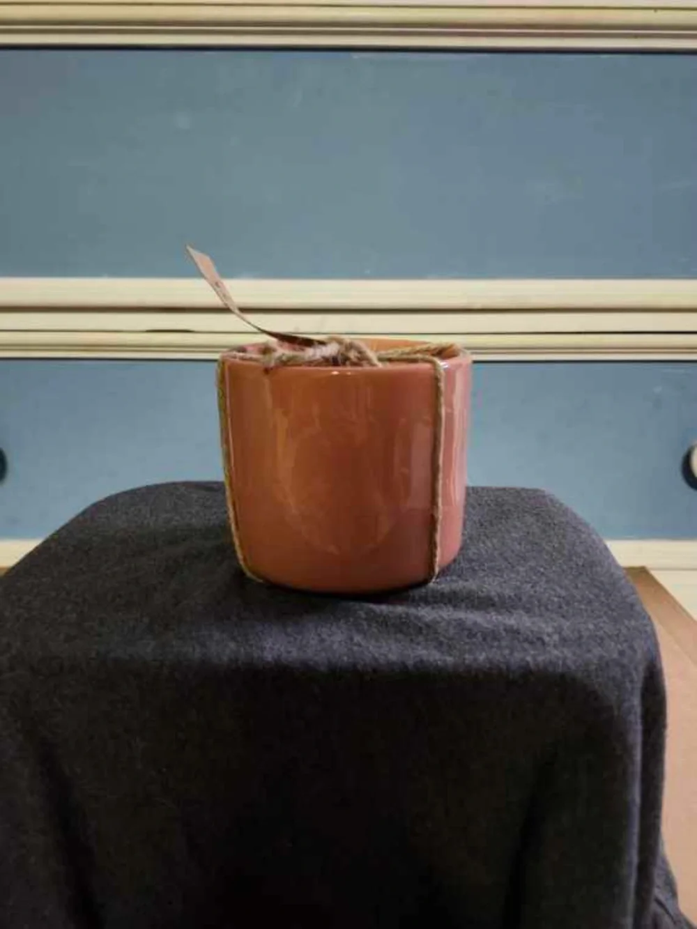 Rae Dunn Spiced Ceramic Candle - Rose Dust